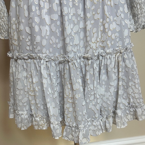 Buddy Love White Mini Dress with Ruffles - Picture 5 of 6